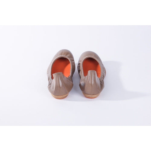 taupe ballerina shoes