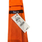 Orange Skinny Tie With Price Tag And Brand Label