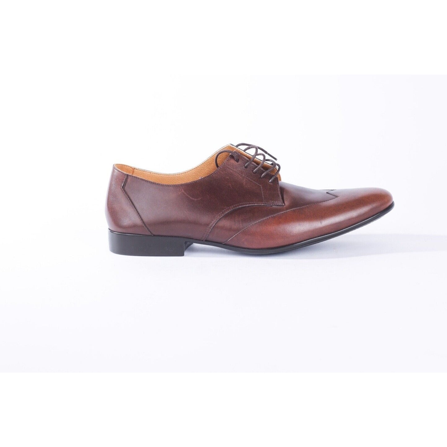 Hermes Men's Section Style Wing-Tip Leather Dress Shoe