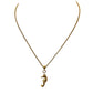 Gold-Tone Seahorse Pendant and Necklace