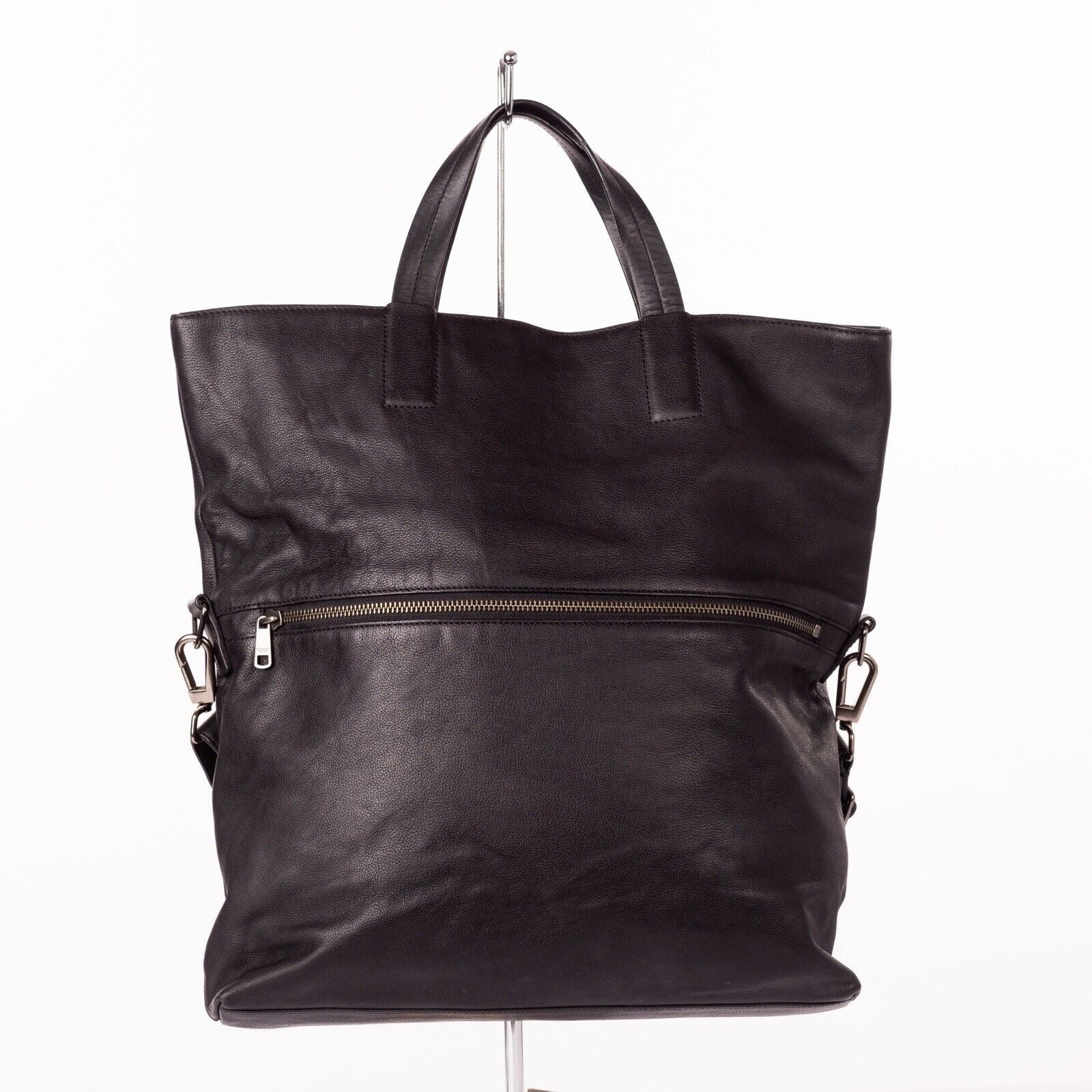 Leather Convertible Messenger Bag