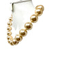 Large Faux Strung Pearl Necklace