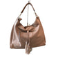 Moda Luxe Faux Leather Hobo Handbag
