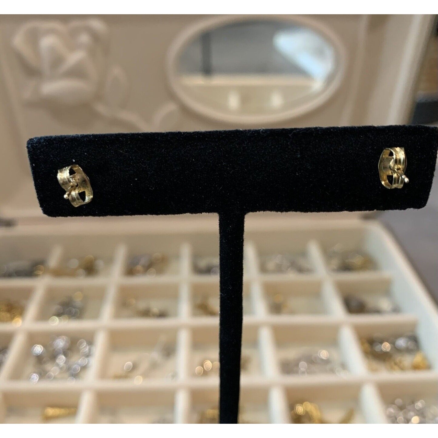 Gold-Tone Unicorn-Shaped Post Earrings
